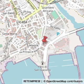 Mappa Piazza Attilio Regolo, 60, 92027 Licata, Agrigento (Sicilia)