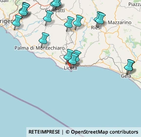 Mappa Via Barrile, 92027 Licata AG, Italia (23.17611)