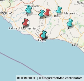 Mappa Via Barrile, 92027 Licata AG, Italia (15.692)