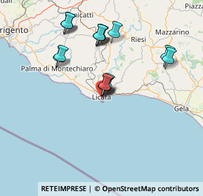 Mappa Via Barrile, 92027 Licata AG, Italia (15.9925)