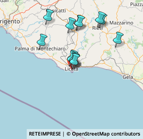 Mappa Via Barrile, 92027 Licata AG, Italia (13.64846)