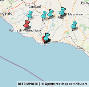 Mappa Via Barrile, 92027 Licata AG, Italia (14.0845)