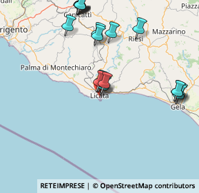 Mappa Via Barrile, 92027 Licata AG, Italia (19.8055)