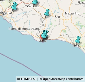 Mappa Via Barrile, 92027 Licata AG, Italia (16.38727)
