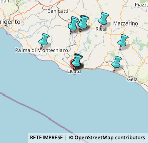 Mappa Via Barrile, 92027 Licata AG, Italia (13.01429)