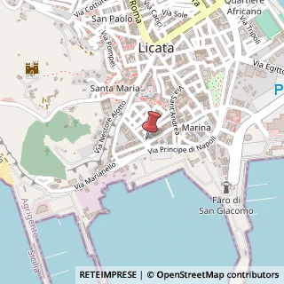 Mappa Via Barrile, 17, 92027 Licata, Agrigento (Sicilia)