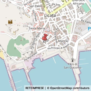 Mappa Via Barrile, 18, 92027 Licata, Agrigento (Sicilia)