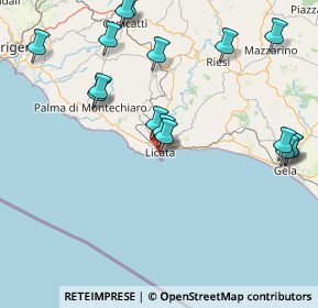 Mappa Via Nestore Alotto, 92027 Licata AG, Italia (21.46625)