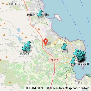 Mappa SP 55, 96100 Belvedere SR (7.105)