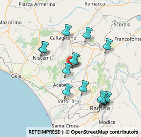 Mappa Viale del Lavoro, 95040 Mazzarrone CT, Italia (15.42714)