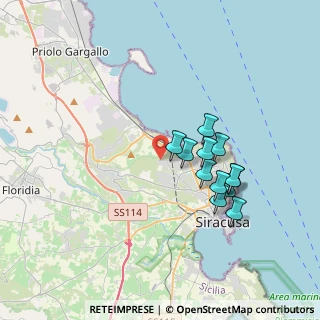 Mappa Via Rosario Corallo, 96100 Siracusa SR, Italia (3.57333)