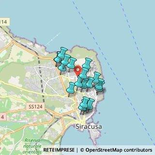 Mappa Via Madre Teresa di Calcutta, 96100 Siracusa SR, Italia (1.37579)