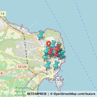 Mappa Via Madre Teresa di Calcutta, 96100 Siracusa SR, Italia (1.27071)