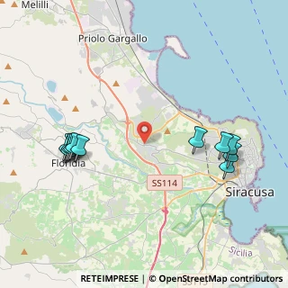 Mappa Via Antonio di Rudinì, 96100 Siracusa SR, Italia (5.25818)