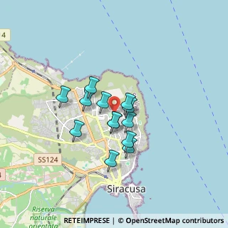 Mappa Piazza Marcello Sgarlata, 96100 Siracusa SR, Italia (1.35615)