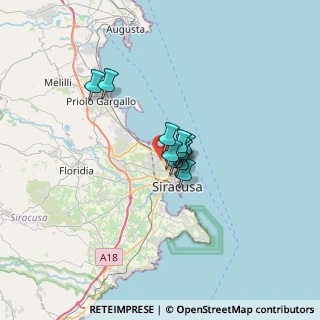 Mappa Via Monsignor Salvatore Gozzo, 96100 Siracusa SR, Italia (3.80455)