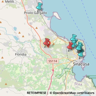 Mappa Via siracusa, 96100 Siracusa SR, Italia (5.32091)