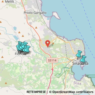 Mappa Via siracusa, 96100 Siracusa SR, Italia (5.81833)