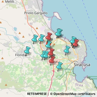 Mappa Via siracusa, 96100 Siracusa SR, Italia (3.206)