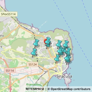 Mappa Via Piazza Armerina, 96100 Siracusa SR, Italia (1.73692)