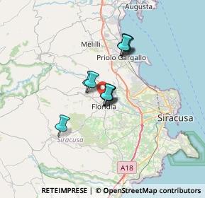 Mappa Via F. Braudel, 96014 Floridia SR, Italia (4.81364)