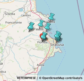 Mappa Via F. Braudel, 96014 Floridia SR, Italia (9.32417)