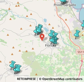 Mappa Contrada Macchiotta, 96014 Floridia SR, Italia (5.45118)