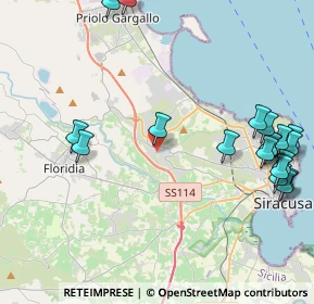 Mappa 96100 Belvedere SR, Italia (6.09053)
