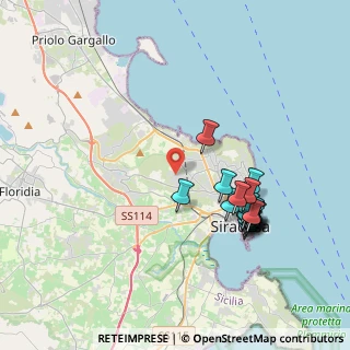 Mappa Via Monte Cervino, 96100 Siracusa SR, Italia (4.4955)