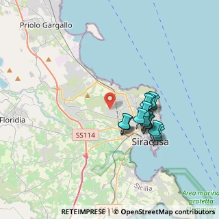 Mappa Via Monte Cervino, 96100 Siracusa SR, Italia (3.50313)