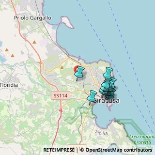 Mappa Via Monte Cervino, 96100 Siracusa SR, Italia (3.91071)