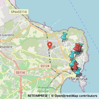 Mappa Via Don Luigi Puglisi, 96100 Siracusa SR, Italia (2.86588)