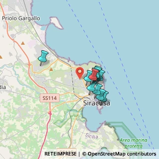 Mappa Via Chiaramonte Gulfi, 96100 Siracusa SR, Italia (2.59636)