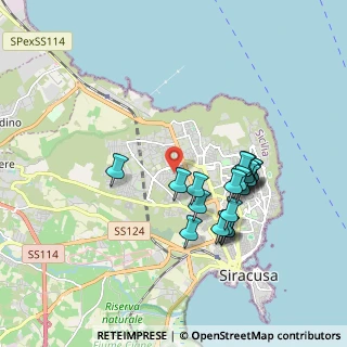 Mappa Via Chiaramonte Gulfi, 96100 Siracusa SR, Italia (1.9385)