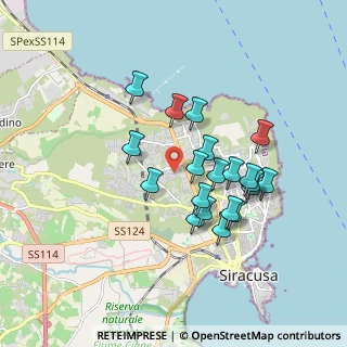 Mappa Via Chiaramonte Gulfi, 96100 Siracusa SR, Italia (1.731)