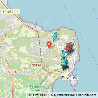 Mappa Via Chiaramonte Gulfi, 96100 Siracusa SR, Italia (2.05857)