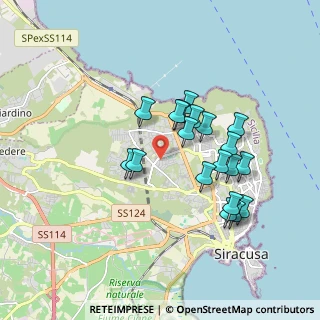 Mappa Via Selinunte, 96100 Siracusa SR, Italia (1.79895)