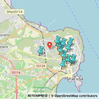 Mappa Via Selinunte, 96100 Siracusa SR, Italia (1.67333)