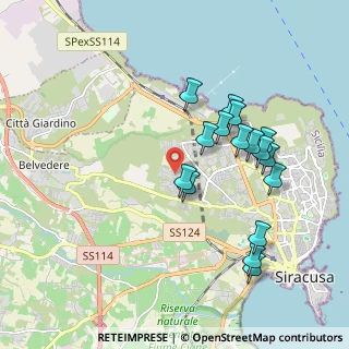 Mappa Via Monte Cervino, 96100 Siracusa SR, Italia (2.09313)