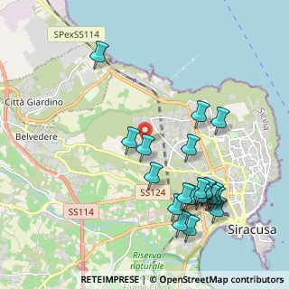 Mappa Via Monte Cervino, 96100 Siracusa SR, Italia (2.5475)