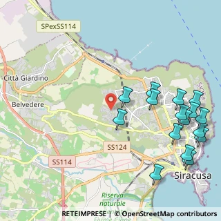 Mappa Via Monte Cervino, 96100 Siracusa SR, Italia (3.04)