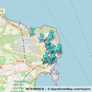 Mappa Via Antonino Cirinnà, 96100 Siracusa SR, Italia (1.32)