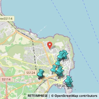 Mappa Via Riposto, 96100 Siracusa SR, Italia (2.75813)