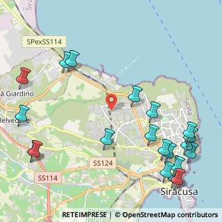 Mappa Via Salvatore Raiti, 96100 Siracusa SR, Italia (3.348)