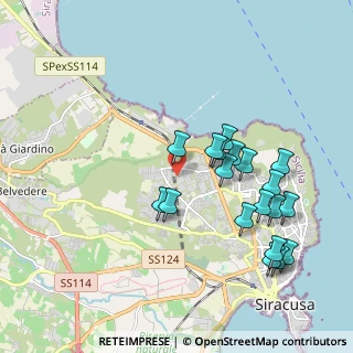 Mappa Via Salvatore Raiti, 96100 Siracusa SR, Italia (2.24)