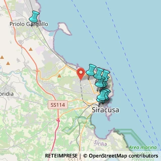Mappa Via Salvatore Raiti, 96100 Siracusa SR, Italia (3.43727)
