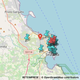 Mappa Via Salvatore Raiti, 96100 Siracusa SR, Italia (3.383)