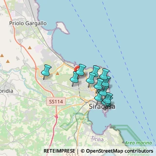 Mappa Via Salvatore Raiti, 96100 Siracusa SR, Italia (3.28769)