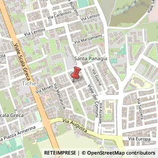 Mappa Via Paternò, 35, 96100 Siracusa, Siracusa (Sicilia)