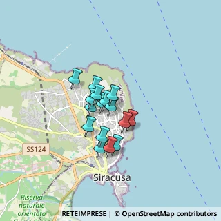 Mappa Nono Ronco a Via dei Servi di Maria, 96100 Siracusa SR, Italia (1.19938)
